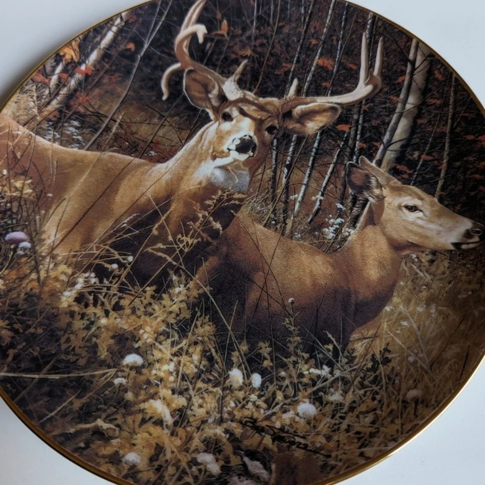 Vintage 1992 Fall Retreat, Pride of the Wilderness, plate by Bob Travers - Picture 4 of 9